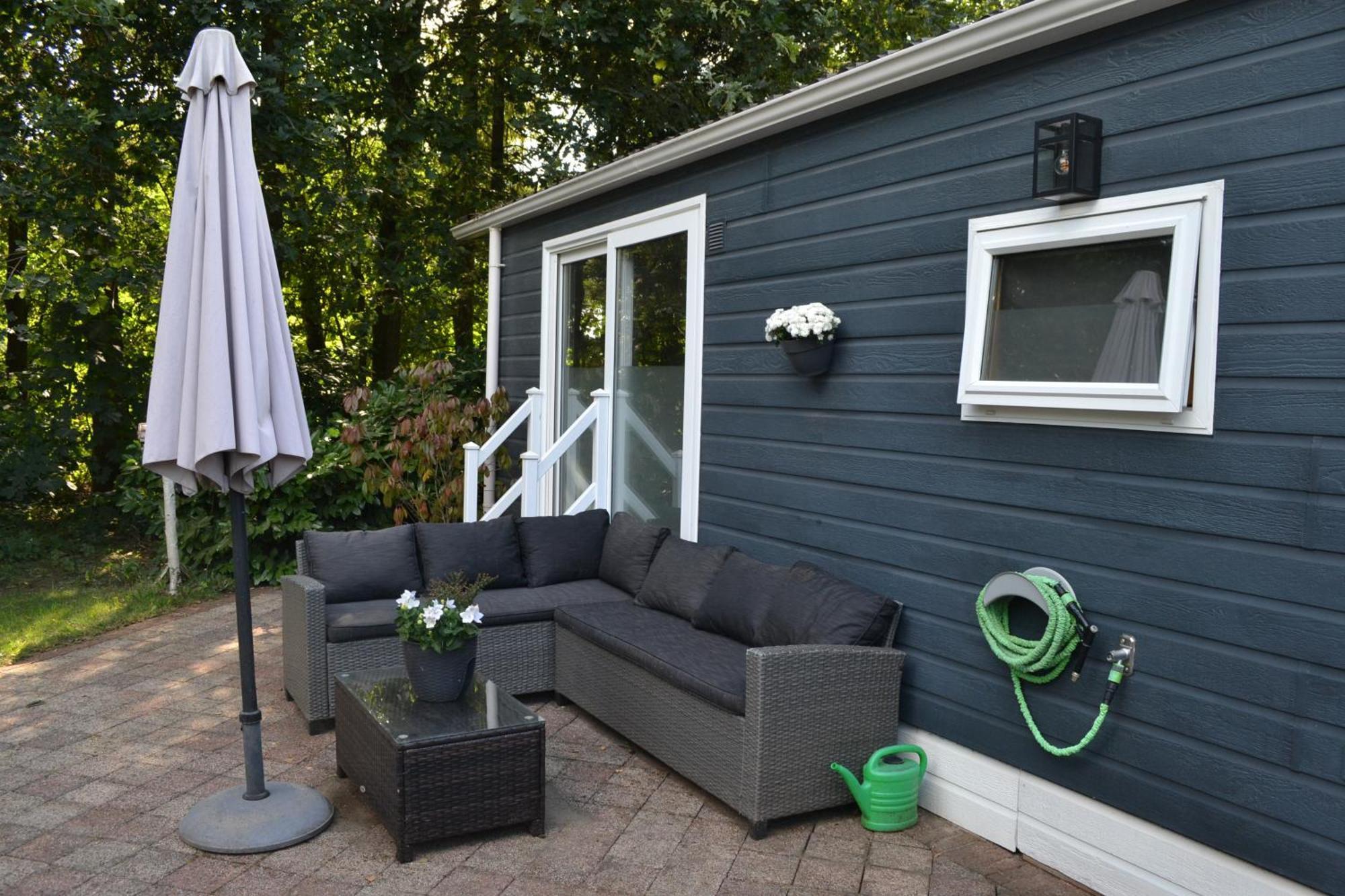 Modern Chalet In De Bossen Van De Veluwe Epe Exterior foto